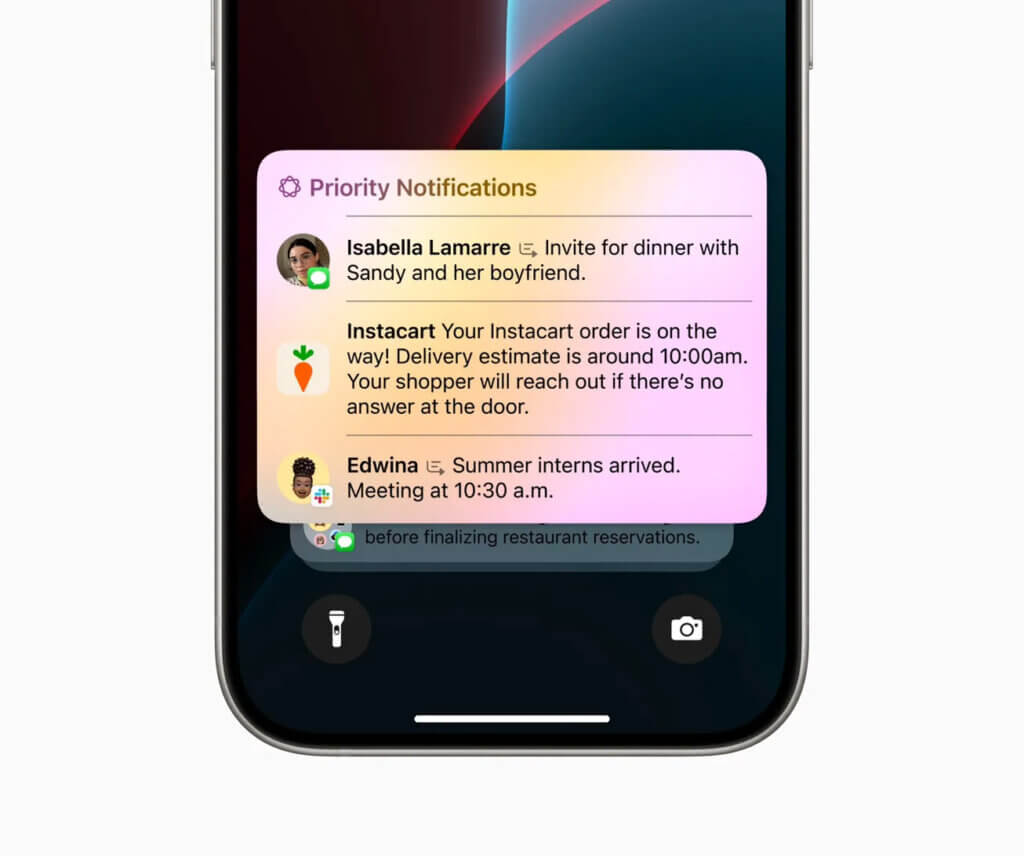 iOS push notification example